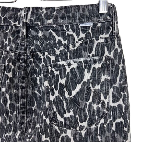 MOTHER Superior Animal Print Mini Skirt The Vagabond Size 24 - Picture 10 of 15